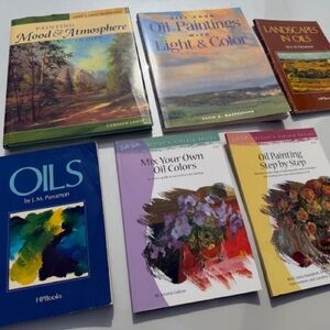 Oil Painting Instruction Book Set - Mixed Cover Colors